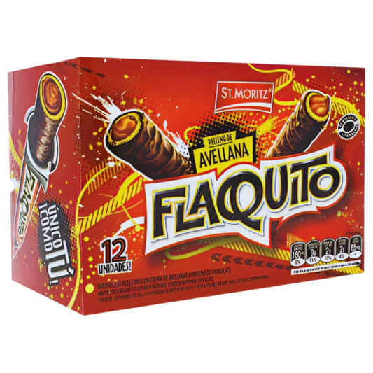 Flaquito Choco Avellana Box - 12 Unidades