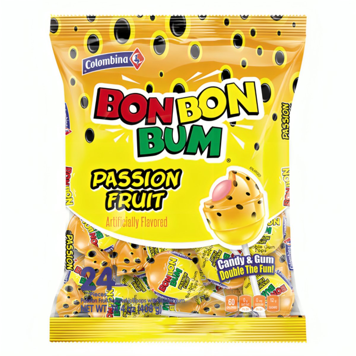 Bon Bon Bum Parchita - 24 Unidades - Sabores Market Wholesale