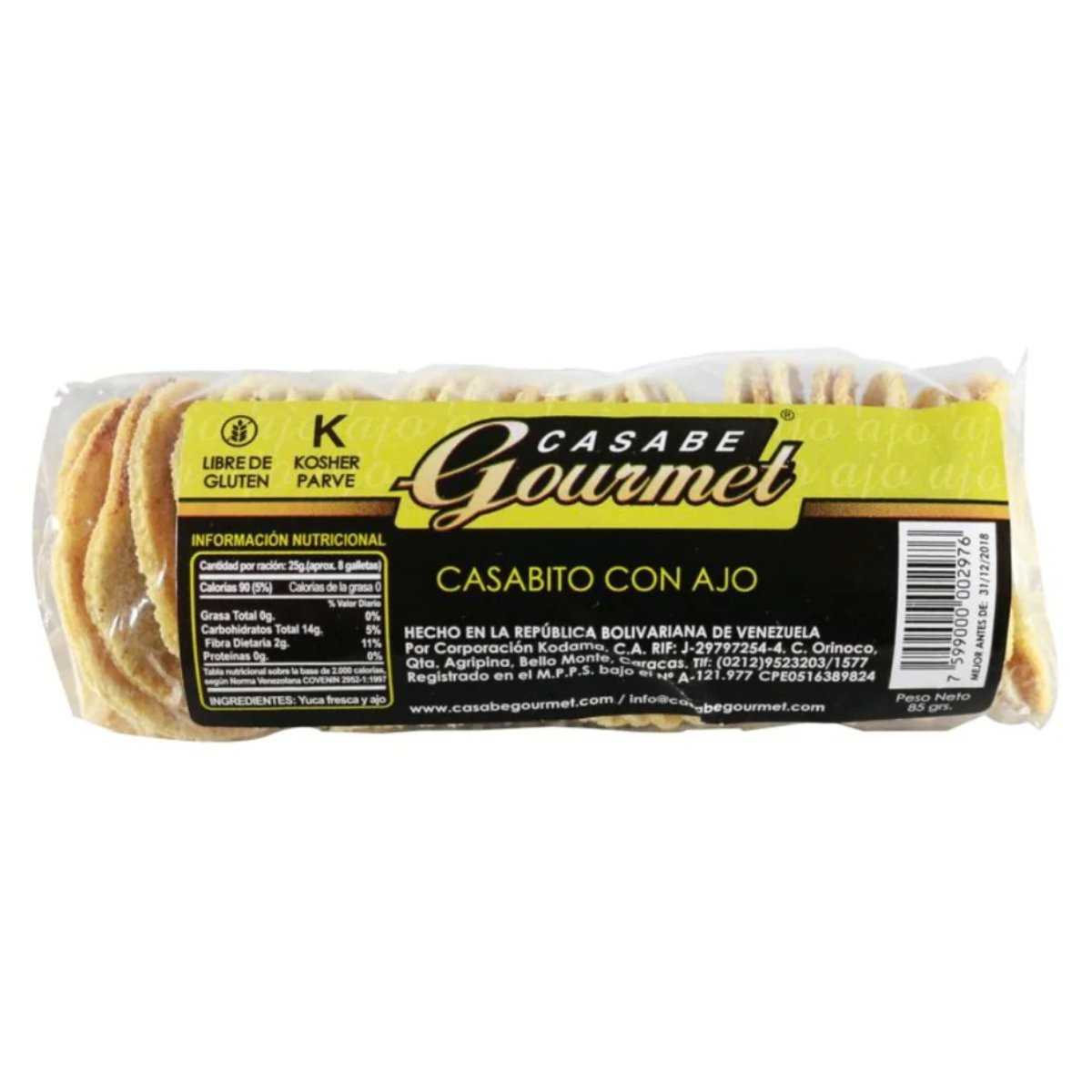 Casabito Gourmet Ajo 70g - 12 Pack - Sabores Market Wholesale