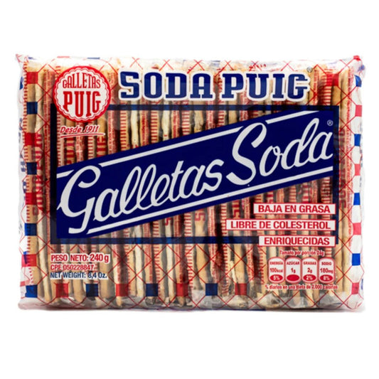 Galletas Soda Puig 240g - Sabores Market Wholesale