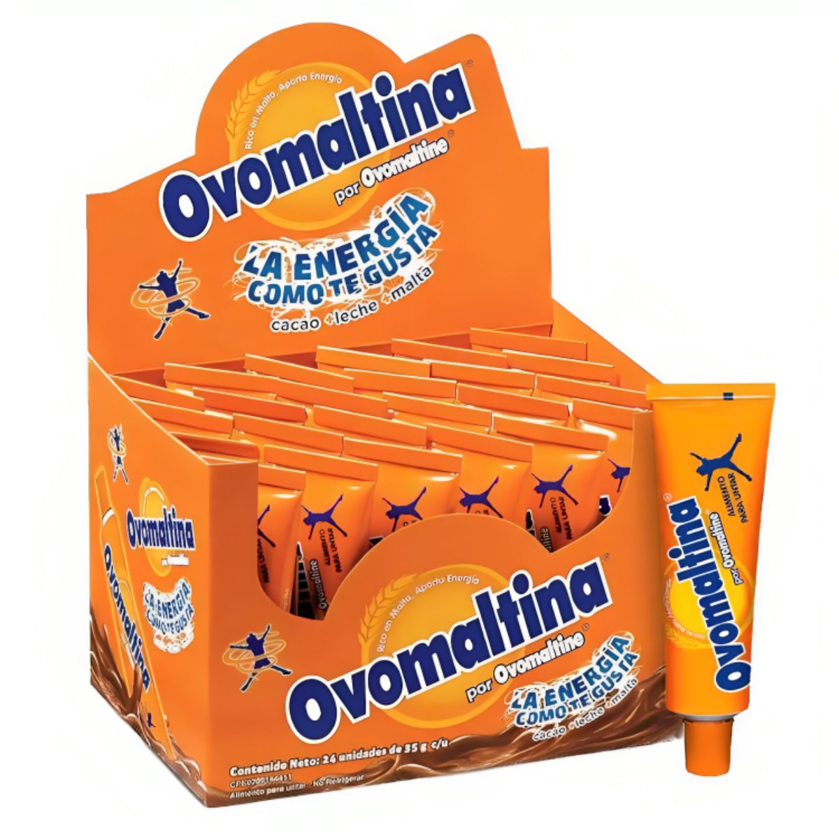 Ovomaltina 35g Display - 24 Unidades - Sabores Market Wholesale