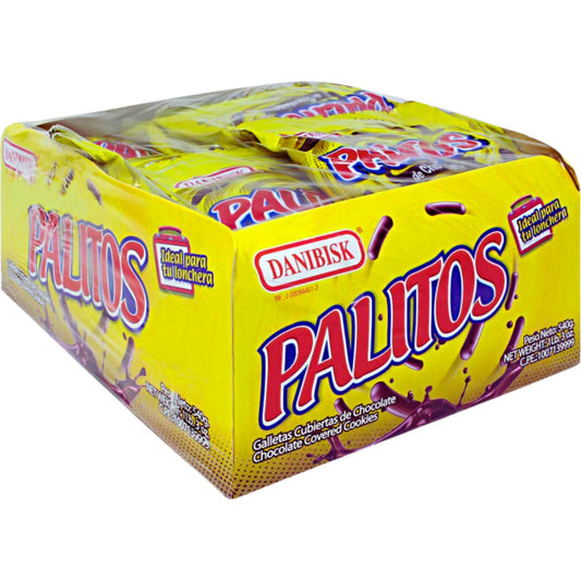 Palitos Chocolate Box - 18 Unidades - Sabores Market Wholesale